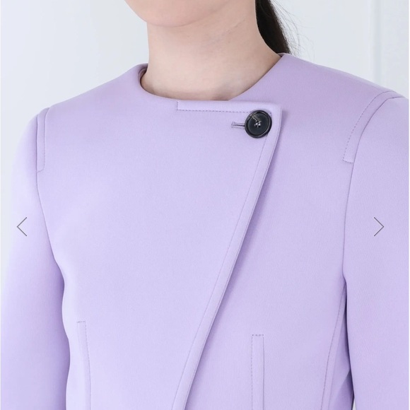 MSGM Lilac Double-breasted Jacket Lavender Blazer size small New - Picture 4 of 8